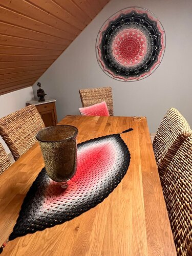 Spar-Set Heimdeko häkeln: Tischläufer Valerie & Tischdecke oder Kissen Vera