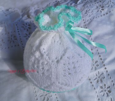 Strickanleitung f&uuml;r Baby's u. Reborns Modell Lisa Gr. 50-56