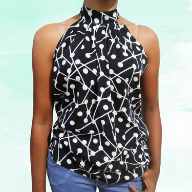 Women's Pleated Tank top PDF Sewing Pattern | Summer Dress Patterns