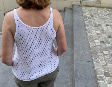 Strickanleitung Top Daria Damen Größe 36 - 42