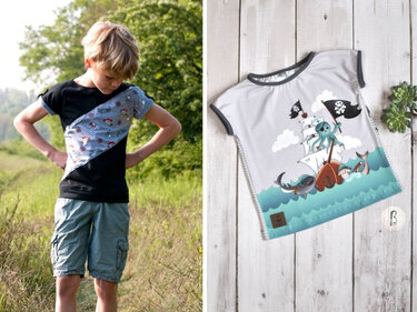 Anleitung Linus - Kurzarm-Shirt für Jungen und Mädchen Gr. 92-140