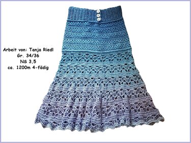 Häkelanleitung Rock oder Kleid "Madleen" - alle Größen möglich