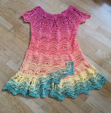 Tunika Salida, alle Größen, Häkelanleitung