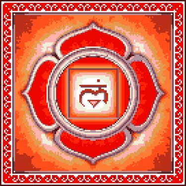 MULADHARA - ROOT CHAKRA - pattern for sc crochet blanket