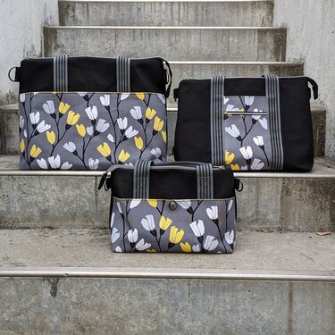 Anleitung Handtasche/Bürotasche "Hilo" in 3 Größen - Nähen