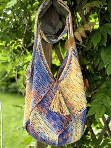 "Cape Town" - Spiral-Tasche - jede Größe - Häkelanleitung