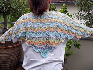 Knitting pattern Scarf "Crime" NEW in 2 variations - Image 4