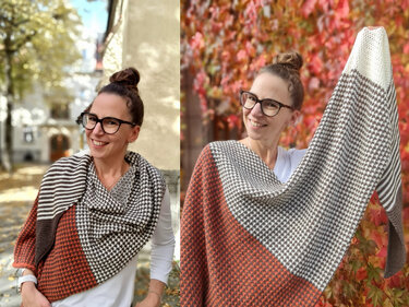 Strickanleitung Tuch Ninelle