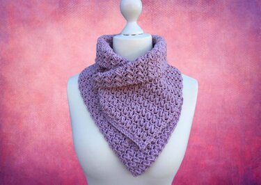 Häkelanleitung Halstuch "HAPPY"