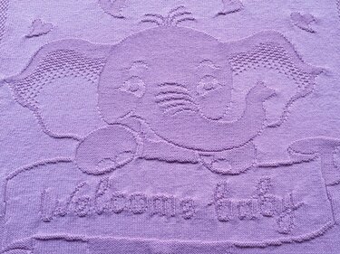 Knitting Pattern babyblanket "Welcome baby"