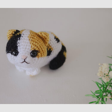 Crochet pattern My little Lucky the Cat - amigurumi cat