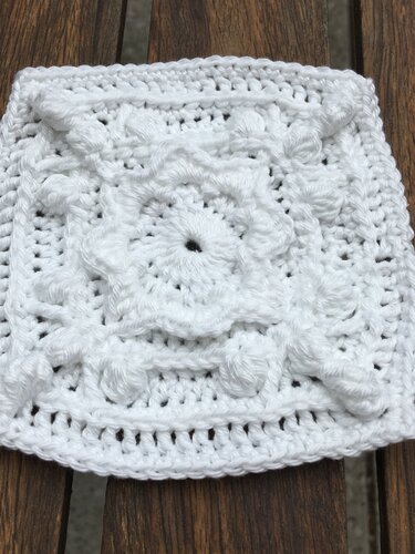 Granny Square "Romantik" - Häkeln