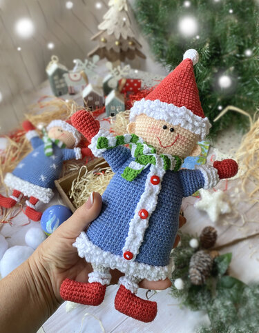 Häkelmuster Weihnachtsspielzeug Luke, der Weihnachtsstimmungs Bringer - Häkeln