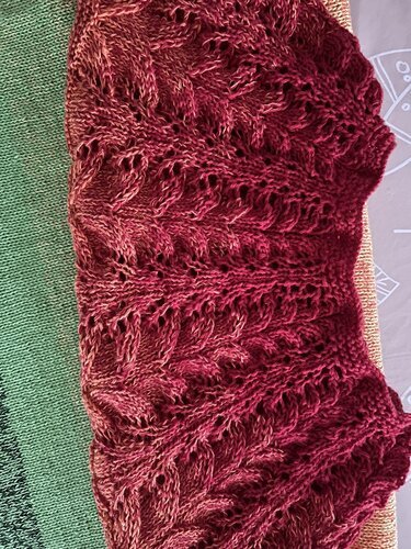 Luftiges Sommershirt "Wunderschöner Blätterwald", Größe XS-XXXXXXL+ - Stricken