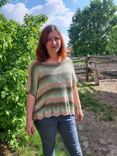 Anleitung Ponchopullover /Pullunder - Bild 3