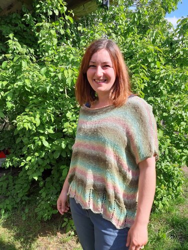 Anleitung Ponchopullover /Pullunder - Stricken