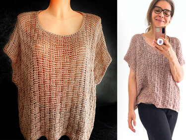 Top, Shirt "Kim" - A Casual Reversible Shirt