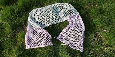 Sommerschal "Fluffy" - Stricken