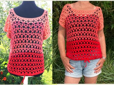 Sunset – Shirt -  Häkelanleitung