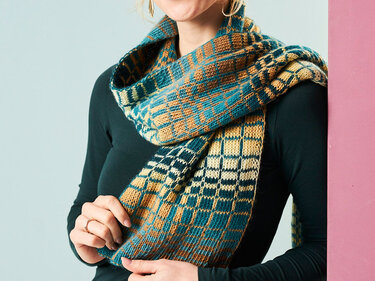 SCHAL, gestrickt - Stricken