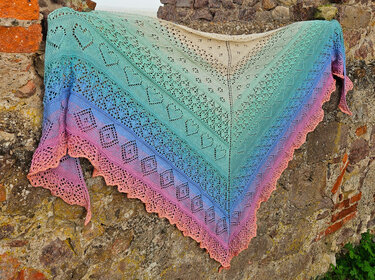 Anleitung Lace-Dreieckstuch "Surprise" - Stricken