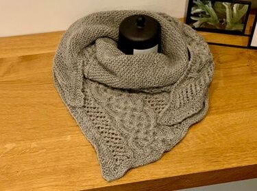 "Celtic Mystery" Scarf - Knitting