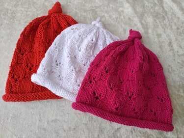 Strickanleitung Frühjahrs-Mütze Kira - KU 36 - 55 cm