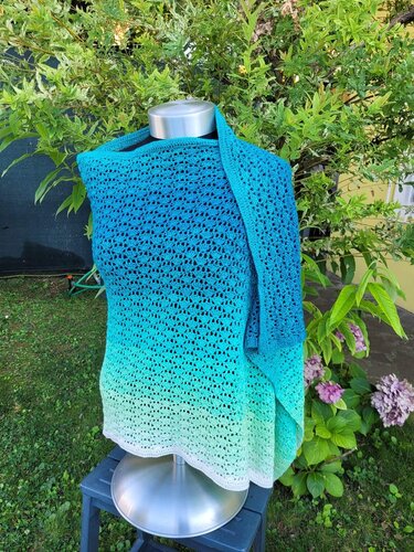 Häkelanleitung Stola / Schal Restina