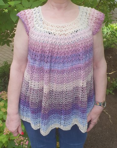 Häkelanleitung: Kleid oder Tunika "Noelia" für Erwachsene