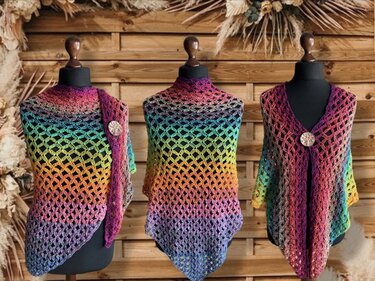 Sommersterne-Häkelanleitung für ein hübsches Sommertuch