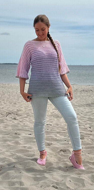 Häkelanleitung 2-Bobbel-Häkelpulli "Knospe"