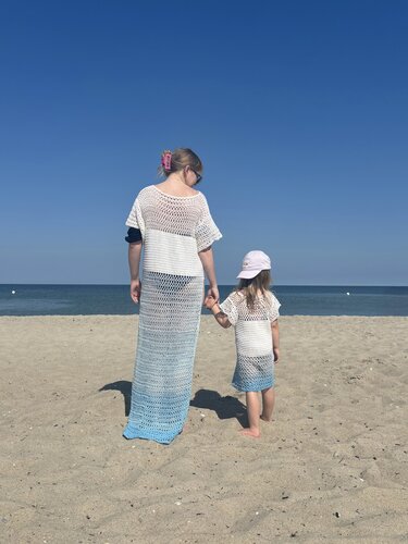 Häkelanleitung Kleid Beach Love – Strand Cover Up für alle Größen
