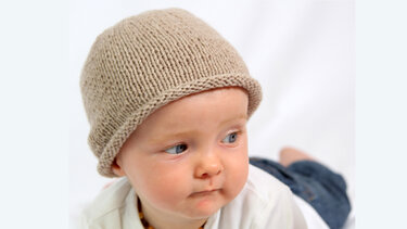 Anleitung Erstlingsmütze Marlene, 2 Größen, 0-9 Monate Anfängerfreundlich - Stricken