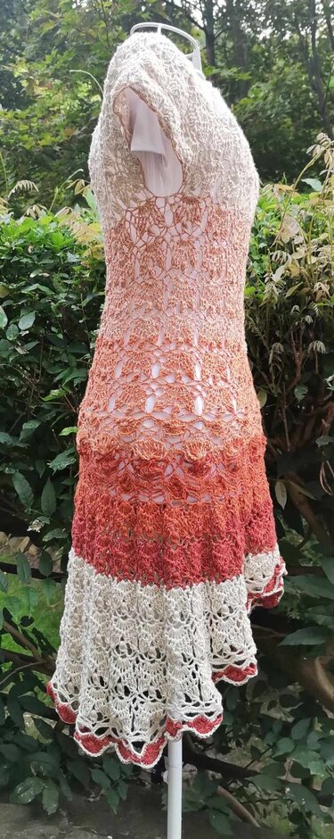 Tunika/Kleid Pajaro, alle Größen, alle Längen, Häkelanleitung