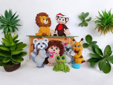 Häkelanleitung  Immi der mollige Igel