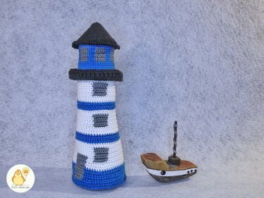 Leuchtturm Nordlicht, Häkelanleitung