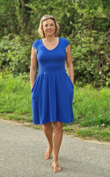 Ebook Kleid oder Zweiteiler HOLLFELD Gr. 32-54 - Nähen