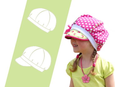 E-Book Schnittmuster Nähanleitung Ballonmütze Lena 2.0 Sommer Herbst
