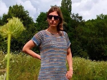 Summer Tiffany Sweater - Crochet Pattern