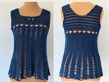 Top im Prinzess-Stil - Häkelanleitung