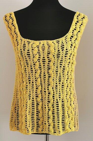 Wendetop Linea, alle Längen, alle Größen, Häkelanleitung