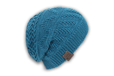 Beanie "Trio" (Knitted look, all sizes, links to videos) - Crochet