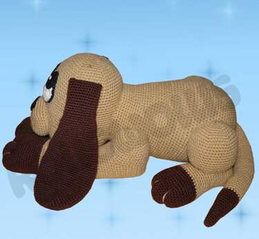 Crochet Pattern Shady the dog