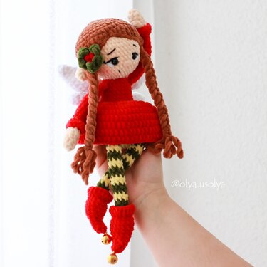 Elle the fairy Crochet Pattern, Elf Pixie Amigurumi
