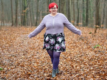 Strickjacke "Folium" - Stricken