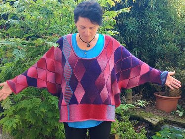 Karlekin die Fledermaus oder Karl Nr.8 - Stricken