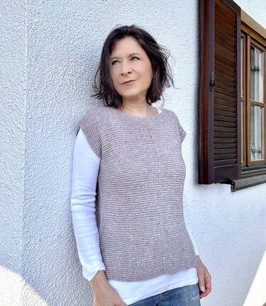 Knitting Pattern | NIZZA Shirt & Slipover | seamless | 9 sizes