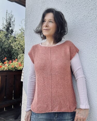 Knitting Pattern | NIZZA Shirt & Slipover | seamless | 9 sizes - Image 8