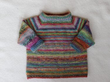 Knitting Pattern | Happy Sweater Mini | Size 50/56 - 98/104