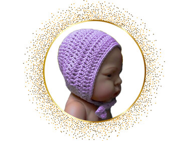 Crochet pattern: doll beanie to tie